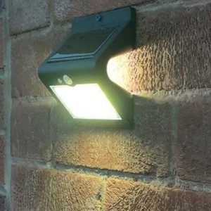 Ηλιακός προβολέας LED τοίχου με Αισθητήρα & οπίσθιο φωτισμό Backlit Wall Light Energizer 6500Κ